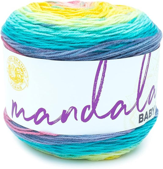 Lion Brand Yarn Mandala Baby Yarn, Honeydukes, 1 Skein