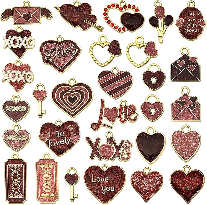 Jewelry Making Charms Pendants for Bracelet Bulk lot Necklace Earrings Keychain Charms Beads DIY Kit Trendy Craft