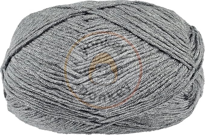 10-Pack of Yonkey Monkey 500 Grams Yarn - 70% Rayon derived from Bamboo, 30% Cotton - Imported - Storm 9038