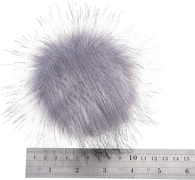 boao 8 pcs faux fur pompoms for hats with removable press button faux fur fluffy pompom balls knit hats clothing accessories for bobble hat knitting shoes scarves bag(8 color)