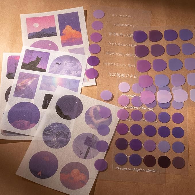 YagCu Scrapbook Kit for Beginners, Aesthetic Junk Journal Supplies, Scrapbooking and Journaling Materials, Bullet Journals Stationery, Planner DIY Arts Craft, Women Adults