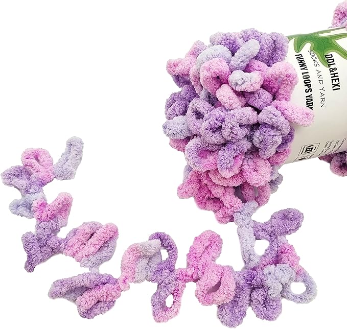 DDL&HEXI 3 of Loop Yarn Finger Knitting Yarn (105)