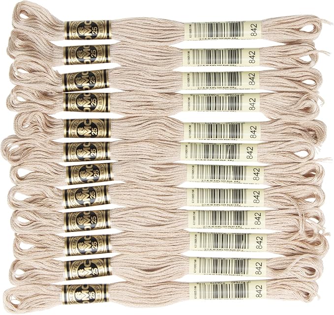 DMC 6-Strand Embroidery Cotton Floss, Very Light Beige Brown