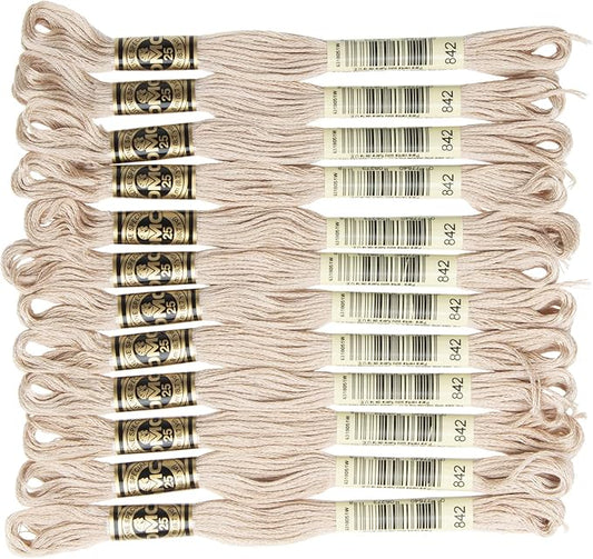 DMC 6-Strand Embroidery Cotton Floss, Very Light Beige Brown