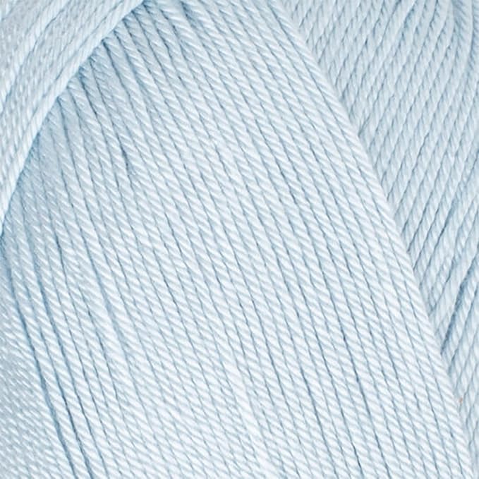 Estako Dream, (4 Skeins Pack) 100% Microfiber Acrylic Yarn, Soft, Super Fino/Fingering Weight (1) for Crochet and Knitting (4 x 3.5 Oz) / (4 x 382 Yrds) (75027 - Baby Blue)