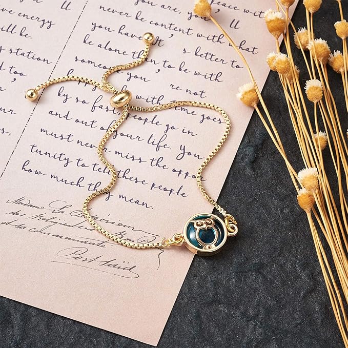 FASHEWELRY 20 Strands Adjustable Brass Bracelet Slider Extender Chains with Rhinestone Ends 8-5/8"(22cm) Real Gold Plated for DIY Jewelry Making