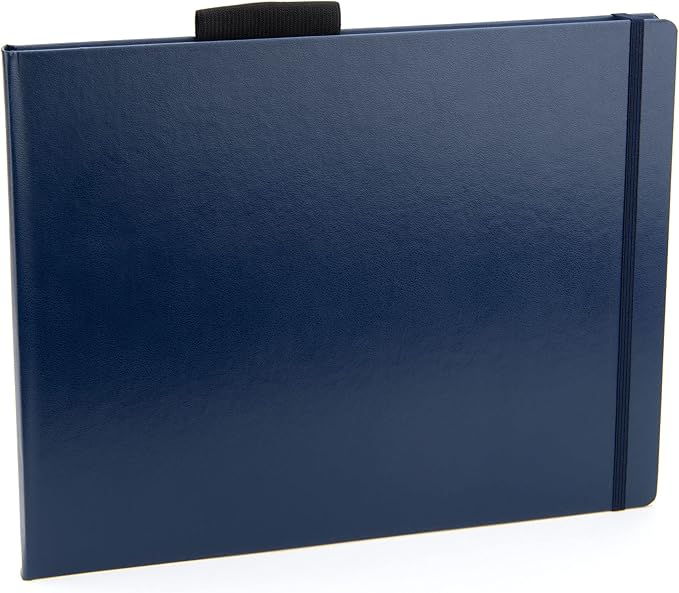 Pentalic 8.5" x 11" Aqua Journal, Watercolor, 48 Pages, Blue
