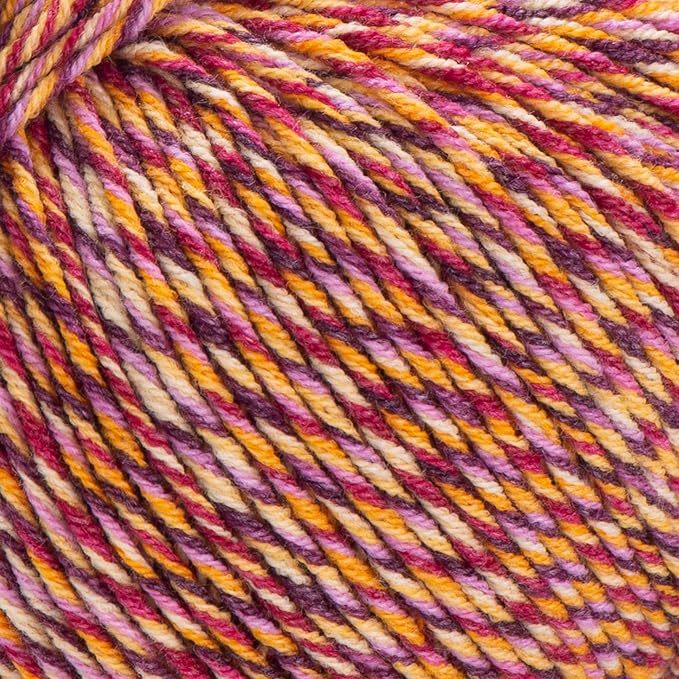 YarnArt Tropical Sport Yarn – 55% Cotton, 45% PAC – Multicolor Knitting & Crochet Yarn – 50g (174 yds) | Soft, Durable & Lightweight | Perfect for Amigurumi, Clothing & Accessories-613