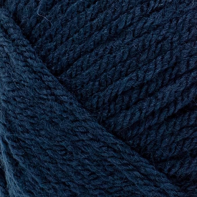 (1 Skein) Lion Brand Yarn Vanna's Choice Yarn, Navy