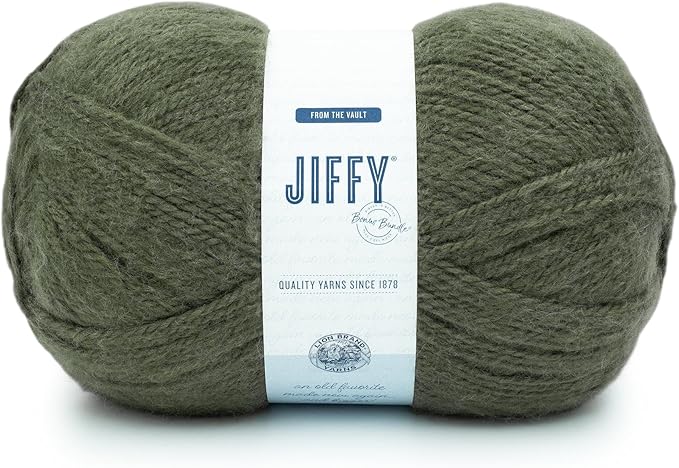 Lion Brand Yarn Jiffy Bonus Bundle, Acrylic Yarn for Crochet, Forest, 1 Pack