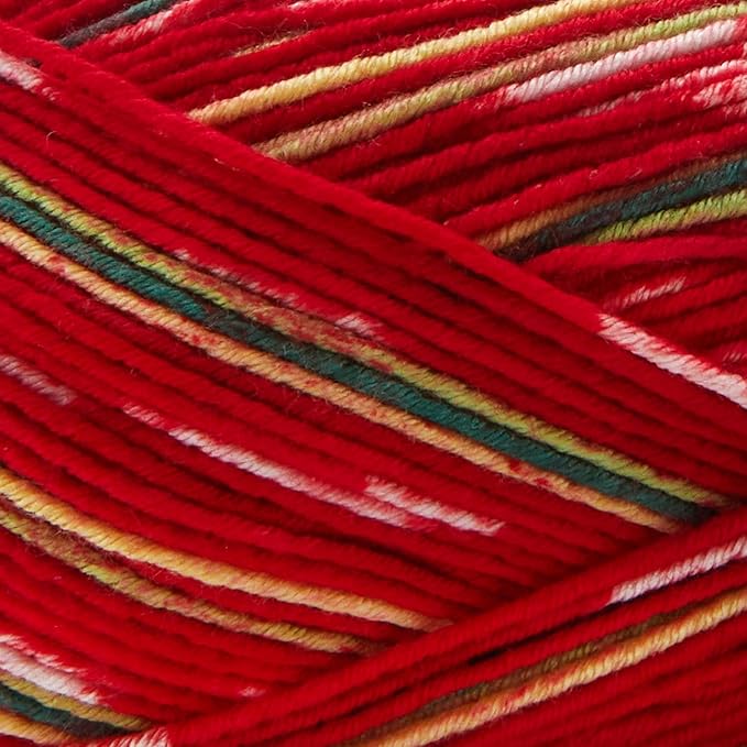 Premier Yarns Fruits, Acrylic Sock Yarn, 2-Pack Bundled with Bella's Crafts Stitch Markers (Strawberry)