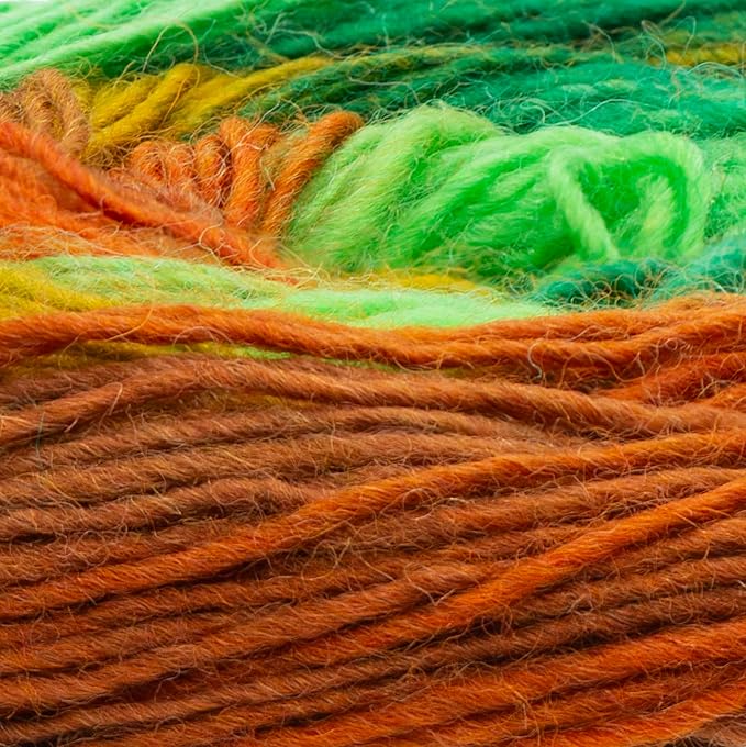 YarnArt Forza Festival Self-Striping Wool Blend Fingering Yarn, 100g (459 yd) – Gradient Color Yarn for Knitting, Crochet, Socks & Shawls (2907)