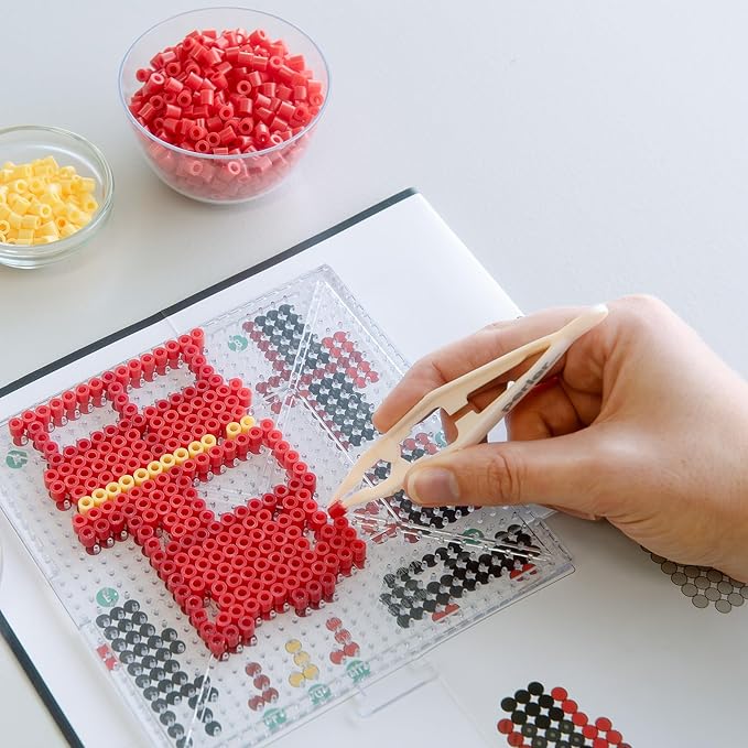 Perler 80-57242 London Bus 3D Fused Bead Craft Activity Kit, 4" W x 17.5" H, Multicolor, 8011 Pieces
