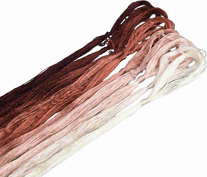 Mulberry Silk Floss Embroidery Thread Floss-Cross Stitch Threads China Silk Woven Jewelry Threads DIY Sewing Kits (24)