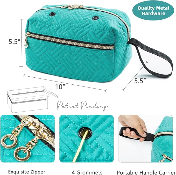 Small Crochet Bag Organizer - Knitting Bag - Yarn Storage Organizer - Yarn Bag for Crocheting - Yarn Holder for Crochet Accessories, Knitting Needles, Crochet Hooks, Knitting Gifts