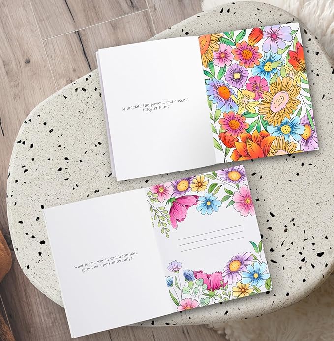 Beautiful Adult Coloring Book Set of 2 for Relaxation - Gratitude and Mindfulness Books with Inspirational Quotes Making it a Great Gift - Perfect Stress-Relieving Books Fun to Color for Women