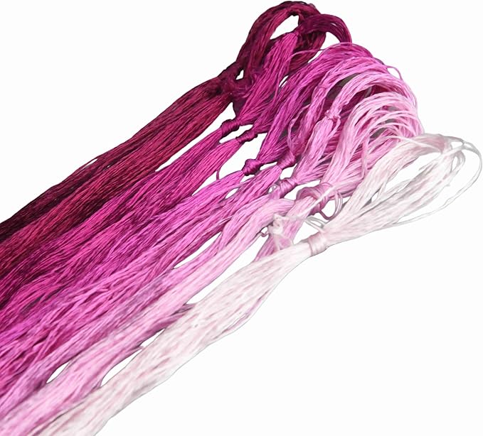 Mulberry Silk Floss Embroidery Thread Floss-Cross Stitch Threads China Silk Woven Jewelry Threads DIY Sewing Kits (38)