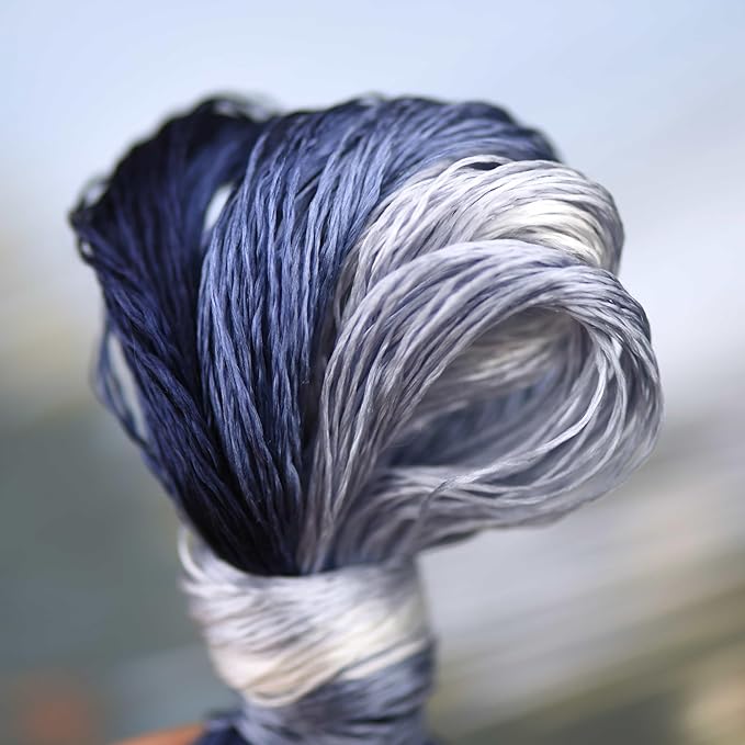 Natural 100% Mulberry Handmade Embroidery Silk Thread Silk Floss (69)