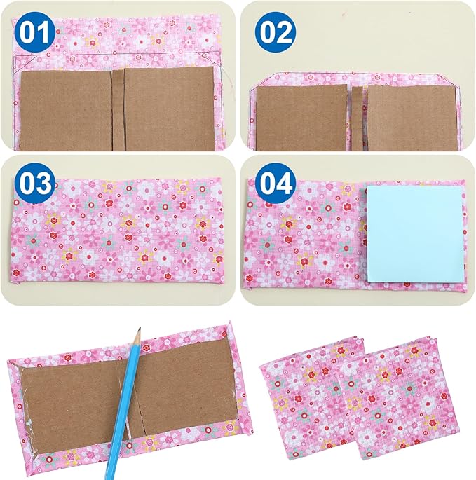 Bookbinding Easy Scrapbooking Tool for Starter 5pcs Complete Great Stencils and Cutter Guide Kit Can Be Made Into Notebook Calender Junk Journal Handbook Corner Miter Spine Spacer Divider Blue