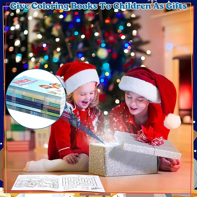 Liliful 24 Pcs Bible Coloring Book Bulk Christian Mini Coloring Books Religious Party Favors Christian Story Activity Supplies Bulk Sunday School Holiday Gifts