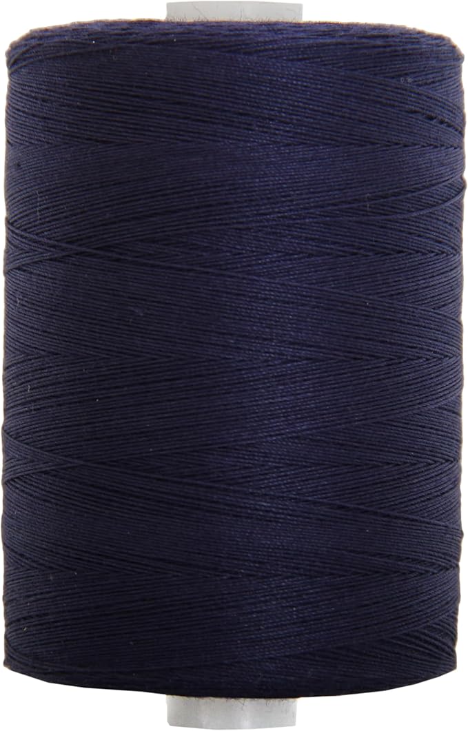 Threadart 100% Cotton Thread | for Quilting, Sewing, and Serging | 1000M Spools 50/3 Weight | DK. Navy 823