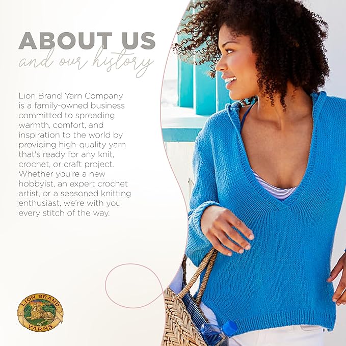 Lion Brand Yarn, Feel Like Butta Velvety Soft Yarn for Knitting, Crochet, and Crafts, Rainy Day, 1 Pack, Chenille Like Fiber for Plush Baby Blankets, Amigurumi Toys, and Worsted Weight Sweaters