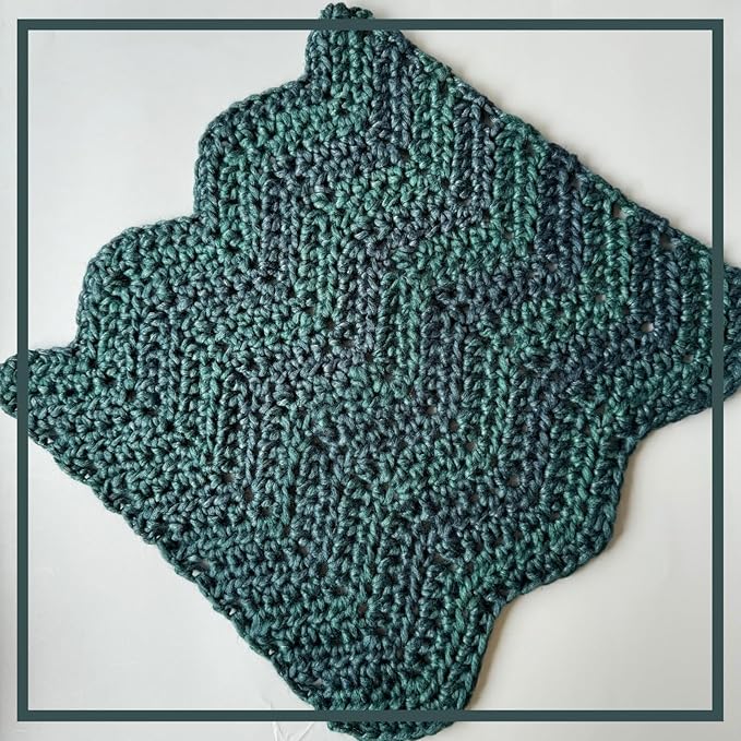 Ombré-Encore Chunky Ombre Yarn for Crocheting, 3 Balls, 507Yds/420G, Free Patterns - Multi Colored Bulky 5 Weight Yarn for Knitting - Luscious Greenery