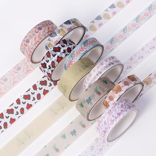 Mr. Pen- Washi Tape Set, 15 Rolls, Woodland Whisper, Decorative Tape, Washi Tapes, Scrapbook Tape, Scrapbook Washi Tape for Journaling, Craft Tape, Washy Tape, Washy-Tape, Cute Washi Tape Pack