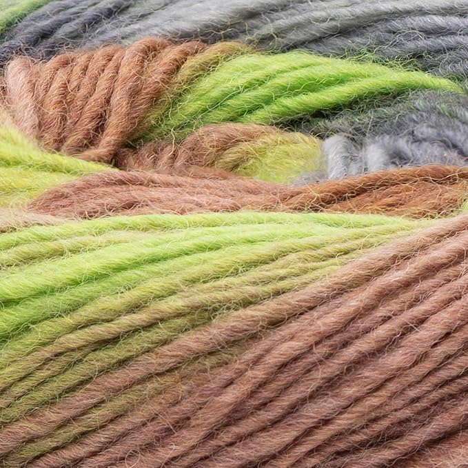 YarnArt Forza Festival Self-Striping Wool Blend Fingering Yarn, 100g (459 yd) – Gradient Color Yarn for Knitting, Crochet, Socks & Shawls (2910)