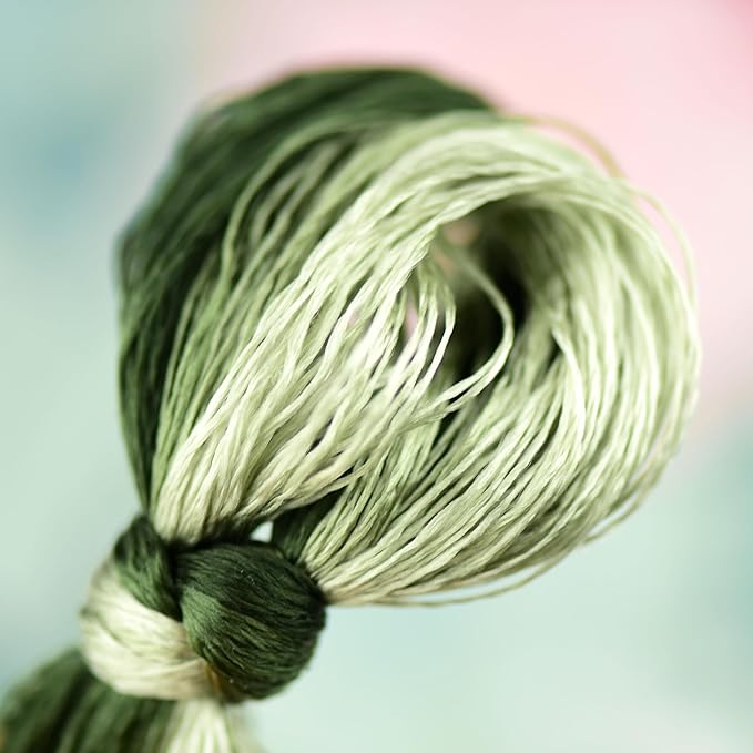 Mulberry Silk Floss Embroidery Thread Floss-Cross Stitch Threads China Silk Woven Jewelry Threads DIY Sewing Kits (32)