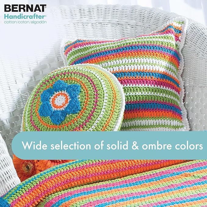 Bernat Softee Cotton Black Yarn - 3 Pack of 120g/4.25oz - Nylon - 3 DK (Light) - 254 Yards - Knitting, Crocheting & Crafts