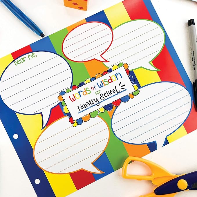 Denise Albright School Memory Scrapbook Refill Extra Pages Kits (Two Grades) for First & Last Day of School for Class Keeper® Memory Keepsake Book for Girls and Boys