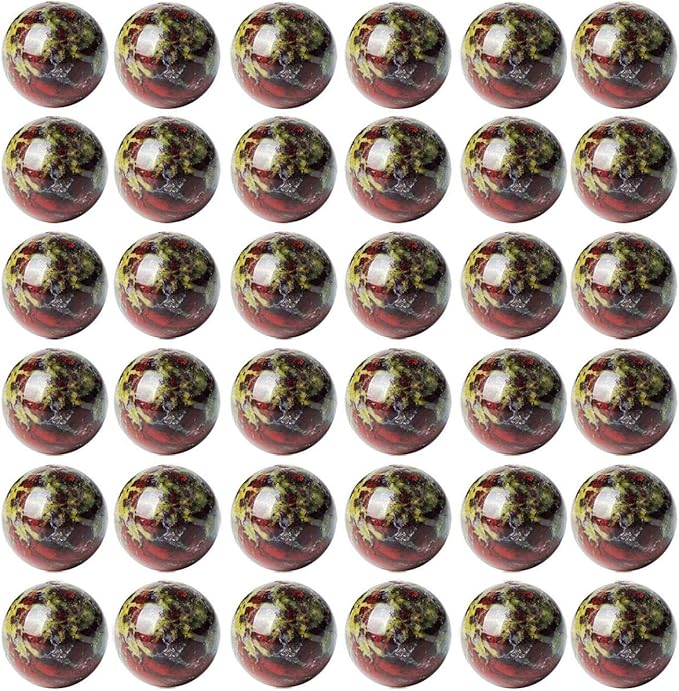 Natural Stone Beads 100pcs 6mm Dragon Blood Stone Round Genuine Stone Beading Loose Gemstone Hole Size 1mm DIY Smooth Beads for Bracelet Necklace Earrings Jewelry Making (Dragon Blood Stone Red,6mm)