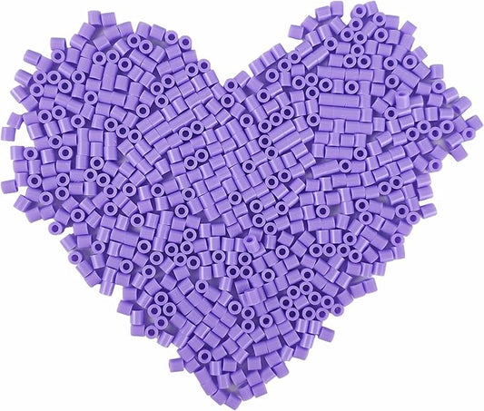 yowamho 1000 pcs 5mm light purple melting fuse beads for crafts