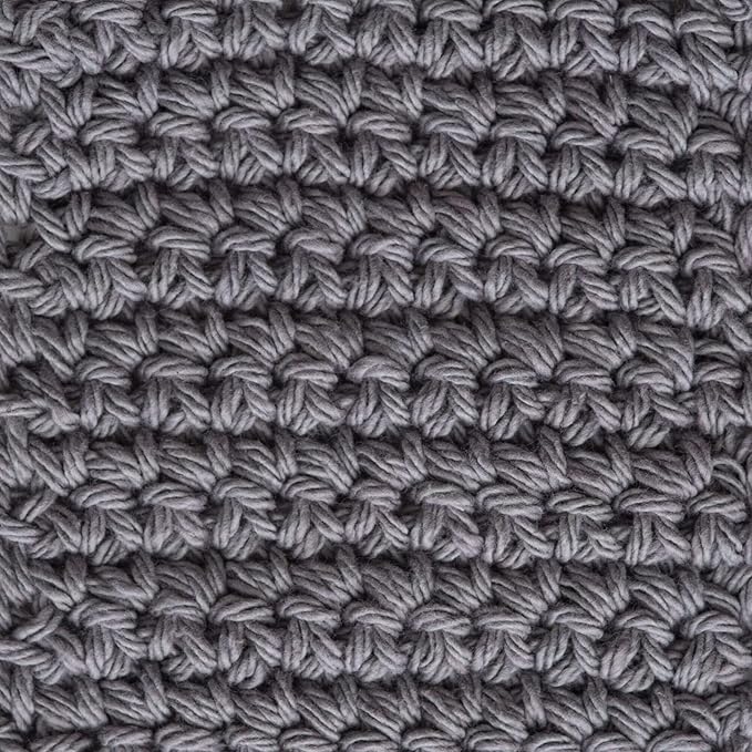 Lily Sugar'n Cream 100% Cotton Yarn 6-Pack Bundle with Bella's Crafts Stitch Markers (Neutrals)