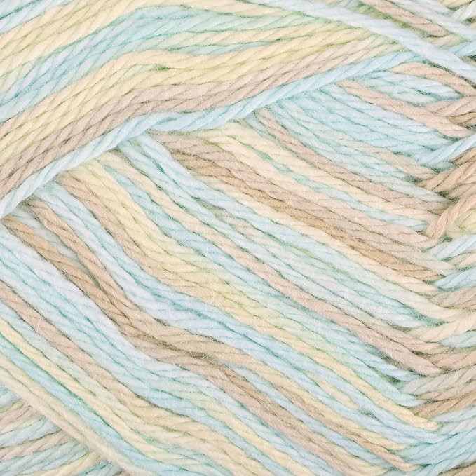 JubileeYarn Cotton Select Yarn - 50g/Skein Sport Weight - Crème De Mint - 4 Skeins