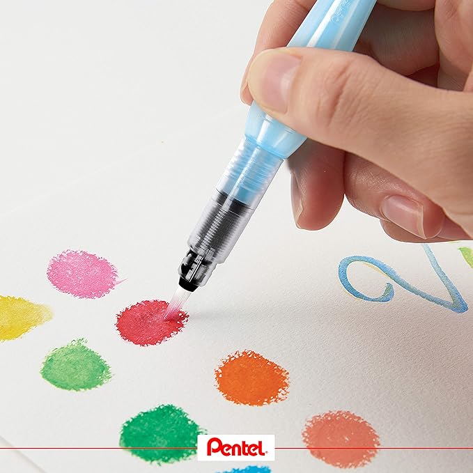 Pentel Arts Aquash Water Brush, Small Brush, Fine Point Tip, 1 Pack (FRHFBP)