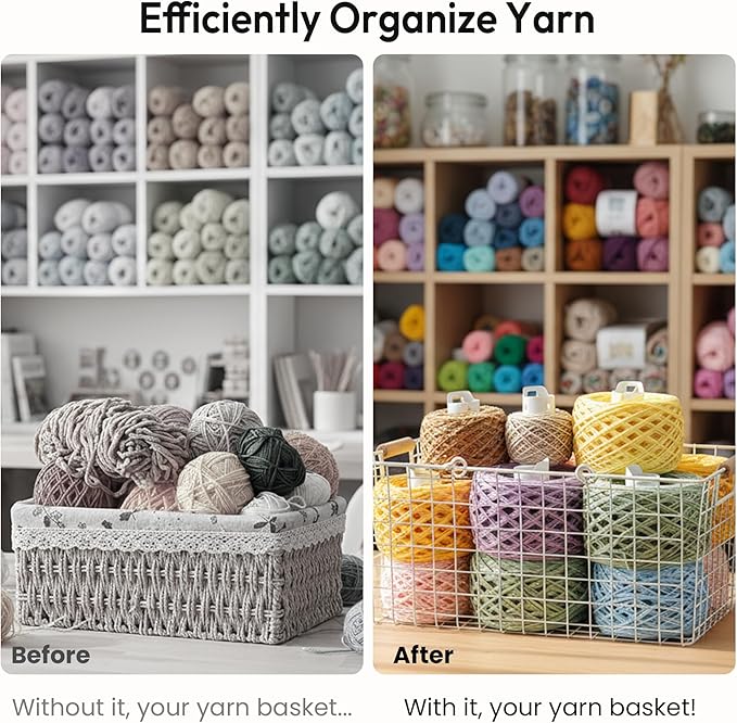 Etcokei 18pcs Yarn Ball Tube for Etcokei Electric Yarn Winder M1, Reusable ABS Yarn Cake Tube for Neat Storage & Tangle-Free Knitting/Crocheting Accessories