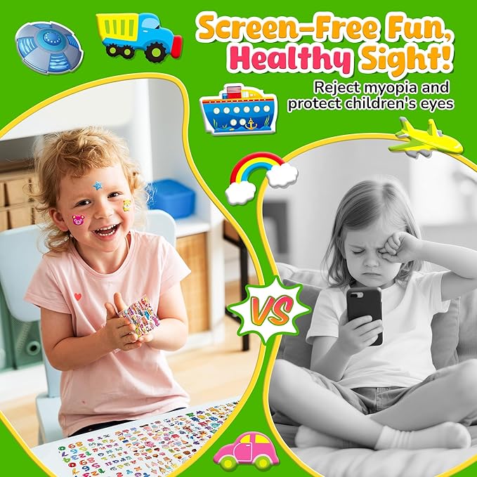 puffy stickers for kids toddlers, small 3d sticker variety pack, kid stickers sheets bulk, mini party favor for kids girls boy,80 sheets 4000+ unique patterns as teachers rewards gifts