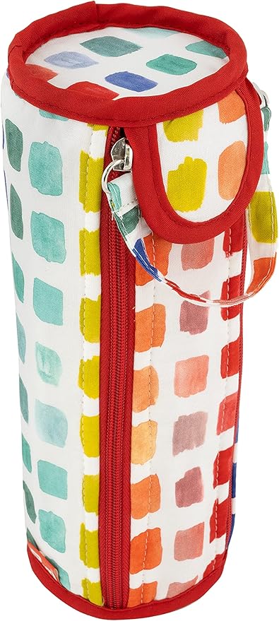 Prym Crochet Hook Roll & Organizer, Rainbow Specks