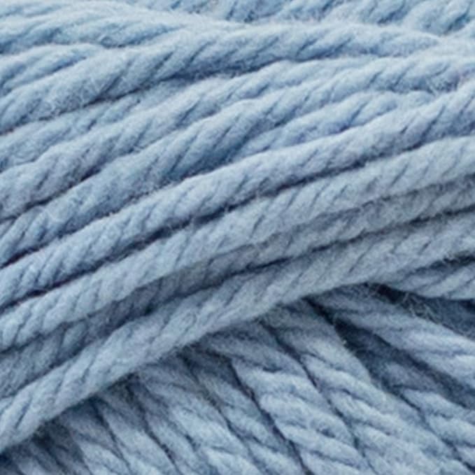 Lily Sugar 'N Cream The Original Solid Yarn, 2.5oz, Medium 4 Gauge, 100% Cotton - Light Blue - Machine Wash & Dry