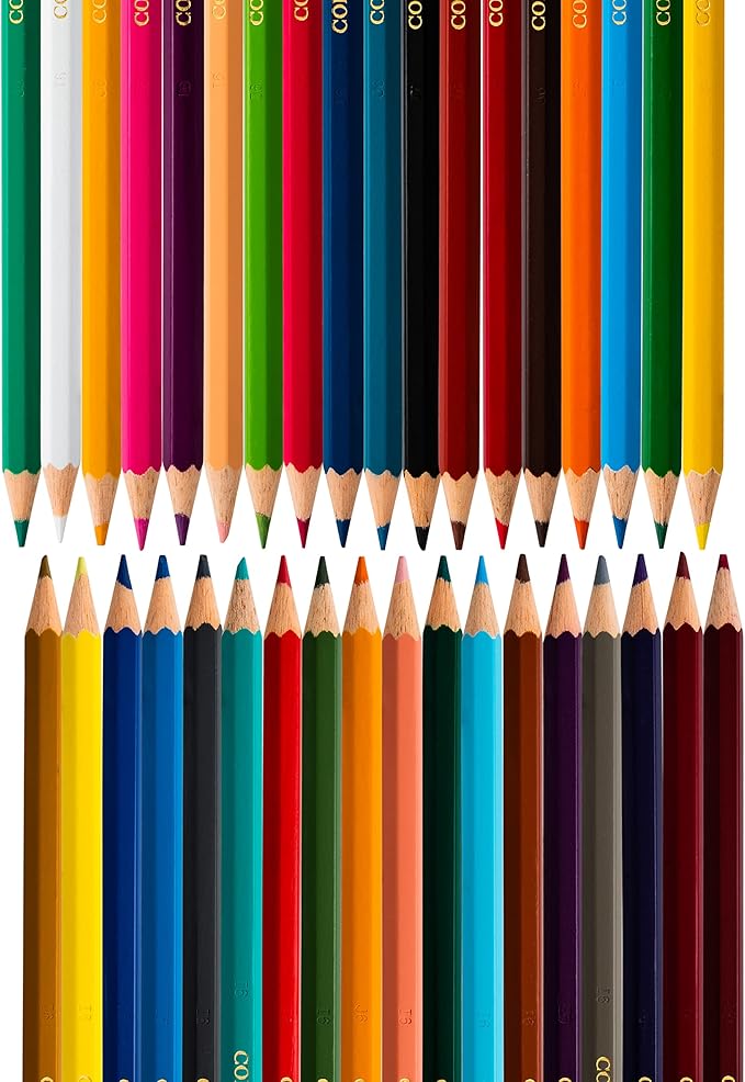 Pentel Arts Color Pencils - Assorted Colors, 36-Pack (CB8-36)