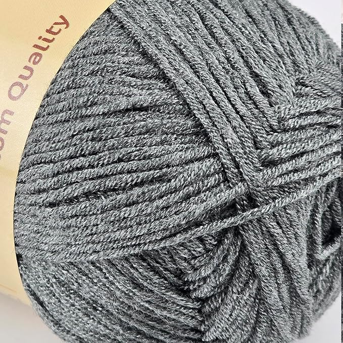 10-Pack of Yonkey Monkey 500 Grams Yarn - 70% Rayon derived from Bamboo, 30% Cotton - Imported - Storm 9038