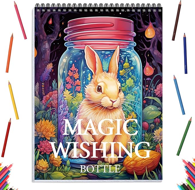 Coloring Book for Adults Relaxation, Spiral Bound Adult Coloring Book for Women Page One Sided Design Gifts Arts and Crafts for Women to Relax, Anxiety and Depression 30 Colorful Coloring Pages
