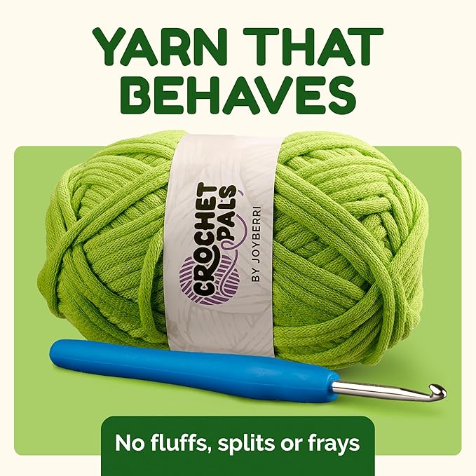 JOYBERRI Crochet Kit for Beginners - Beginner Crochet Kit for Adults - Learn to Make Amigurumi Animals with Step by Step Videos - All Materials Included (Daisy The Plant)