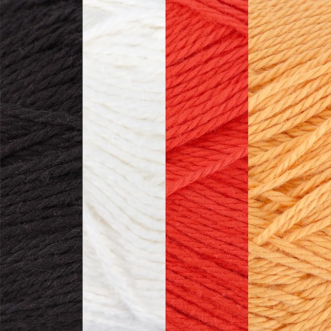 JubileeYarn Cotton Select Yarn - 50g/Skein Sport Weight - Inspiration Assortment 89-4 Skeins