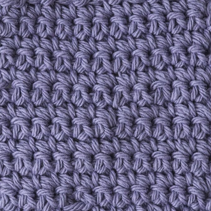 Lily Sugar'n Cream 100% Cotton Yarn 6-Pack Bundle with Bella's Crafts Stitch Markers (Spectrum)