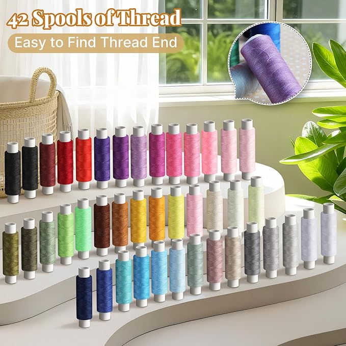 Coquimbo Sewing Kit Travel for Adults, 160 Pieces Sewing Supplies with Scissors, Thread, Needles, Christmas Mothers Day Gifts for Mom Grandma Women