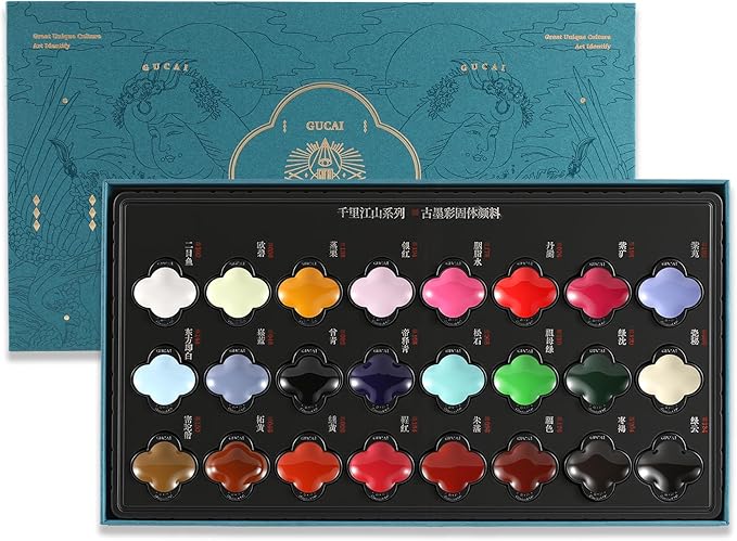 rubens Watercolor Paint Set 24 Colors, Professional Pigment-Rich Water Colors for Adults, Premium Art Supplies Kit, Gift for Artists, Beginners & Students