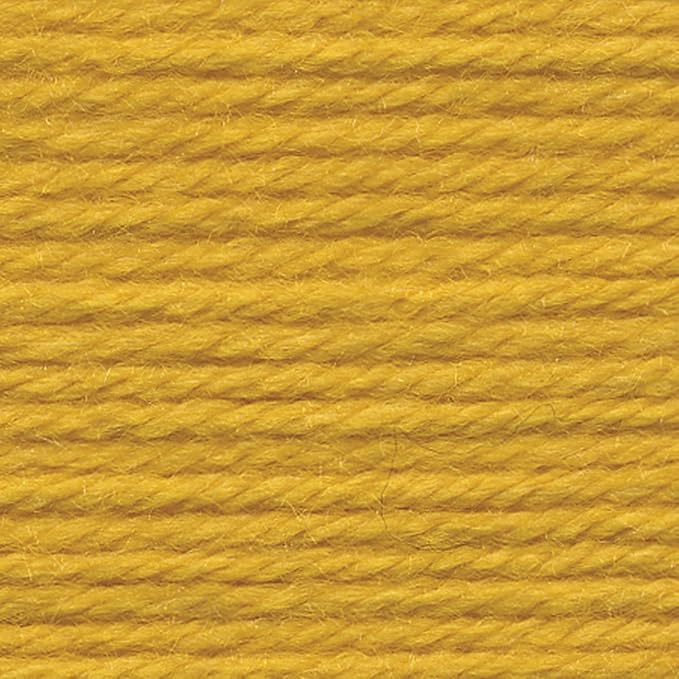 Lion Brand Yarn, Vanna's Choice Worsted Weight Yarn for Knitting, Crochet and Crafts, Mustard, 3 Pack, Soft Acrylic Fiber for Scarves, Hats and Blankets